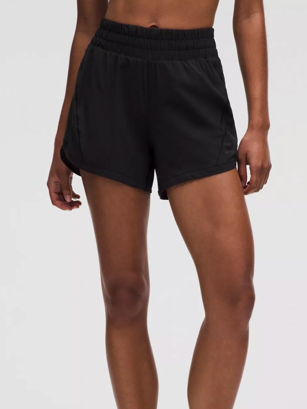 Lululemon Track That High-Rise Lined Short 5" Black